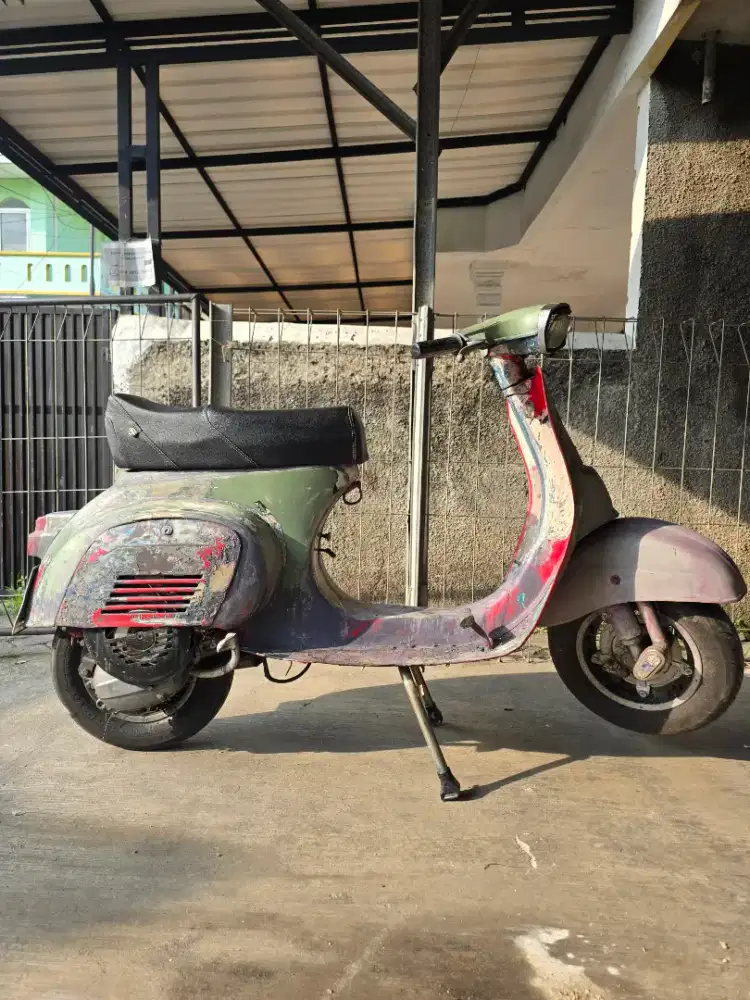 Vespa pts 90 special cat original hijau
