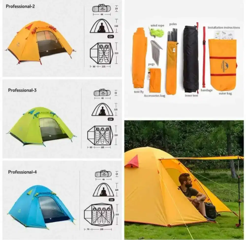 Tenda Nturehike 4P