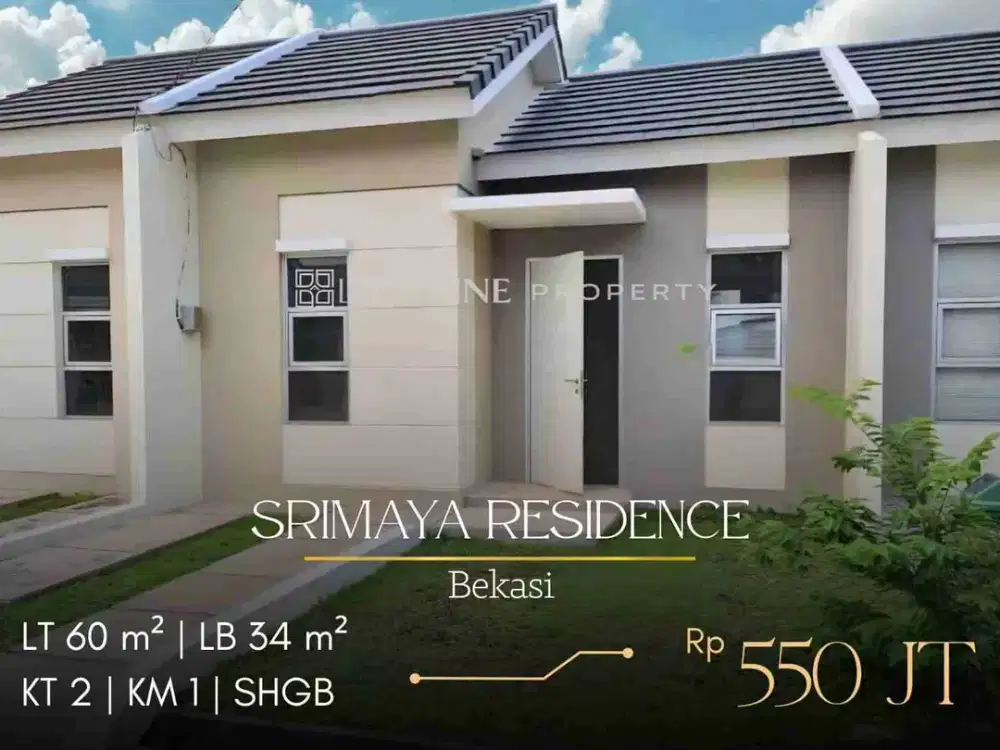 DIJUAL RUMAH DI SRIMAYA RESIDENCE, BEKASI