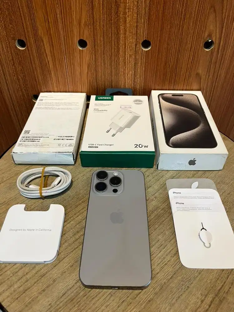 Second iBox iPhone 15 Pro 256GB Natural Titanium Fullset
