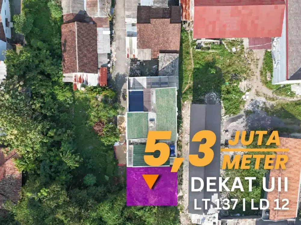 Jual Tanah Dekat UII Jalan Kaliurang Paling Strategis Ring 1