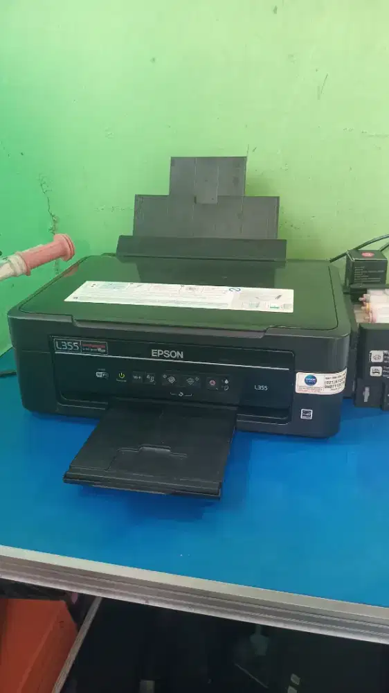 [BISA WIFI] Printer Epson L355 Nozzle Full Siap Pakai