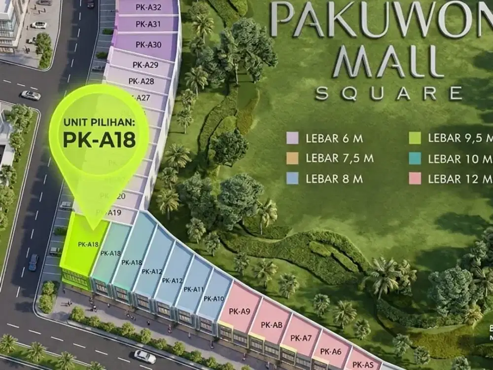 Lahan Tanah Komersial Premium