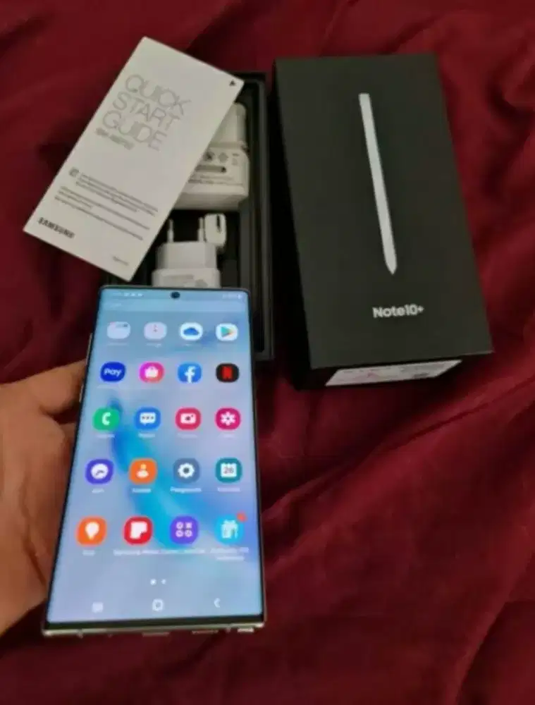 Samsung note 10 plus 12/256 fulset