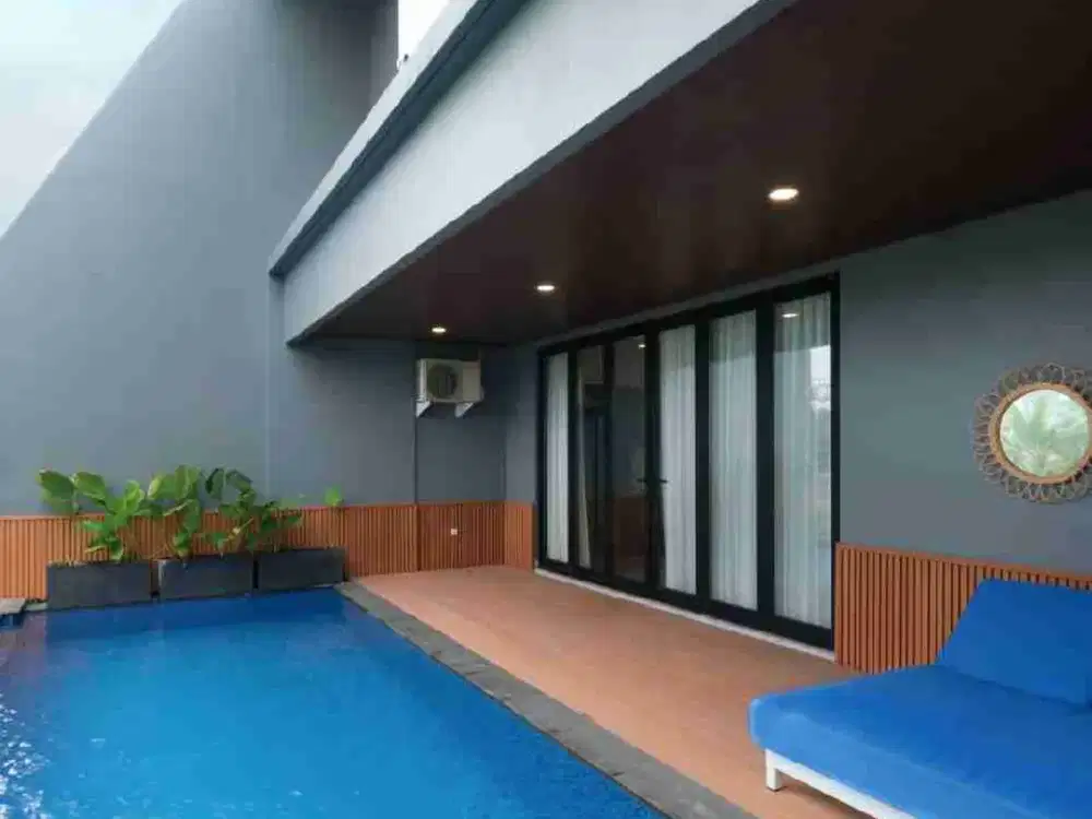 DIJUAL NEW VILLA 3BR READY UNIT VIEW SAWAH DI PERERENAN LEASEHOLD & FREEHOLD
