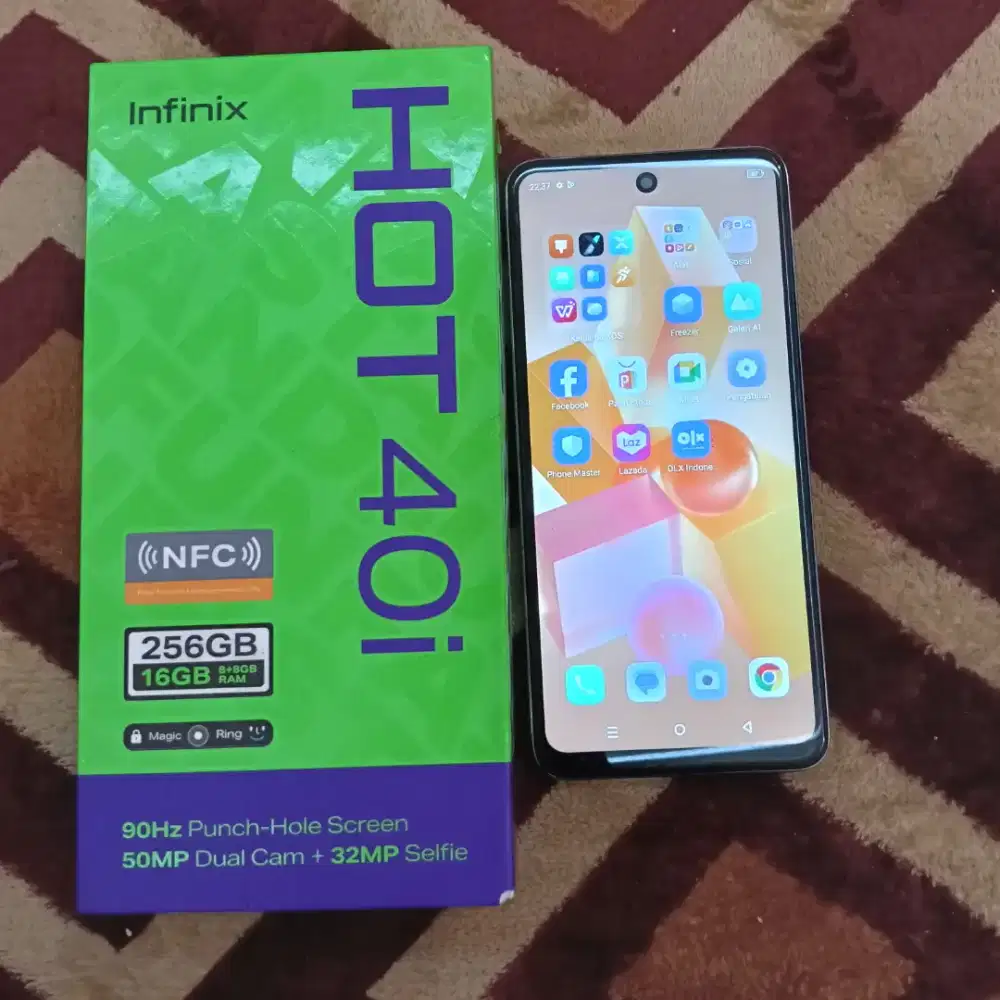 infinix hot 40i 8/256 fullset mulus nominus gacor juara tokcerr
