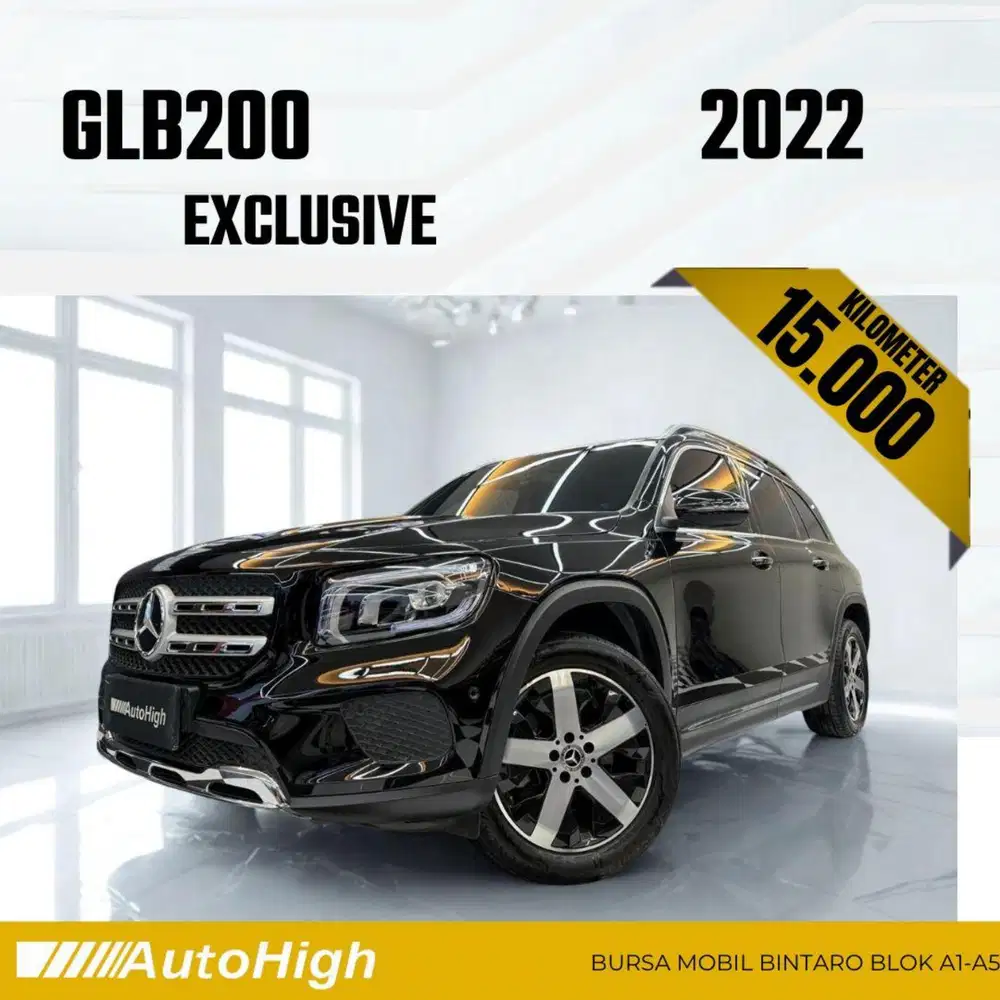 DP10% [Km15.000] GLB200 2022 Black / GLB 200 Reg 2023 #AUTOHIGH