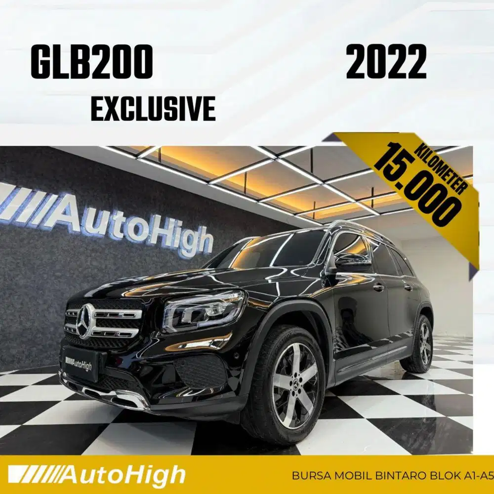 DP10% [Km15.000] GLB200 2022 Black / GLB 200 Reg 2021 #AUTOHIGH