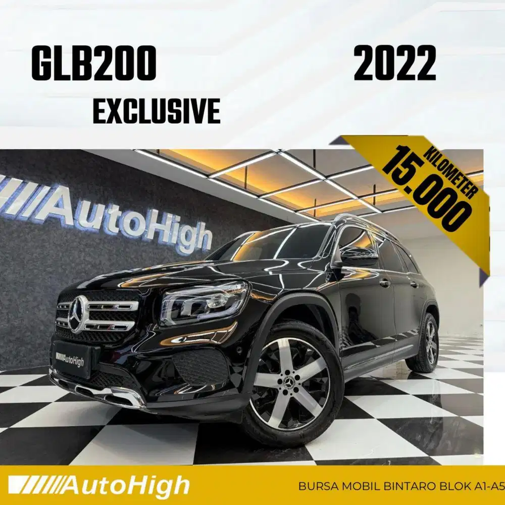 DP10% [Km15.000] GLB200 2022 Black / GLB 200 Reg 2021 #AUTOHIGH