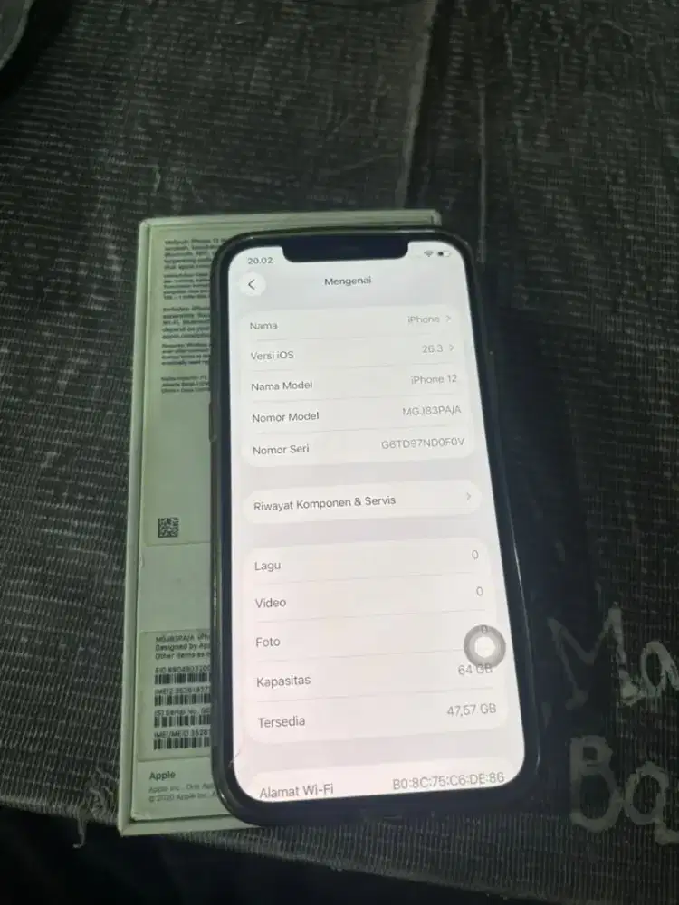 BU iPhone 12 64gb iBox fullset