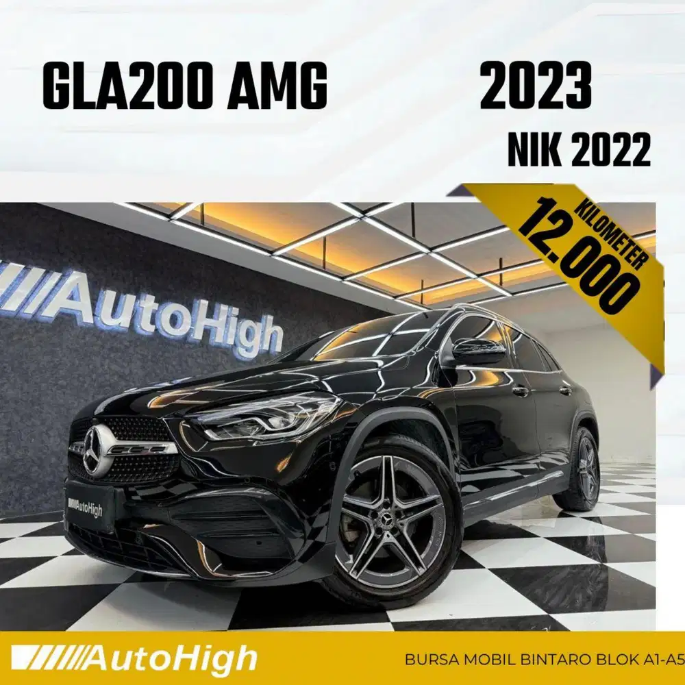 DP10% [Km12.000] GLA200 AMG 2022 Black /GLA 200 Reg 2023 #AUTOHIGH