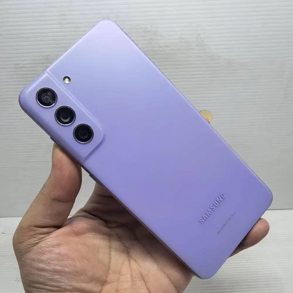LIKE NEW 99% SAMSUNG GALAXY S21 FE 5G 8/256 SEIN LAVENDER  MULUS NO MI
