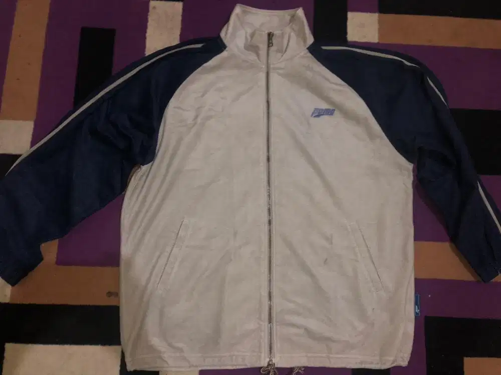 Tracktop puma cream navy ori