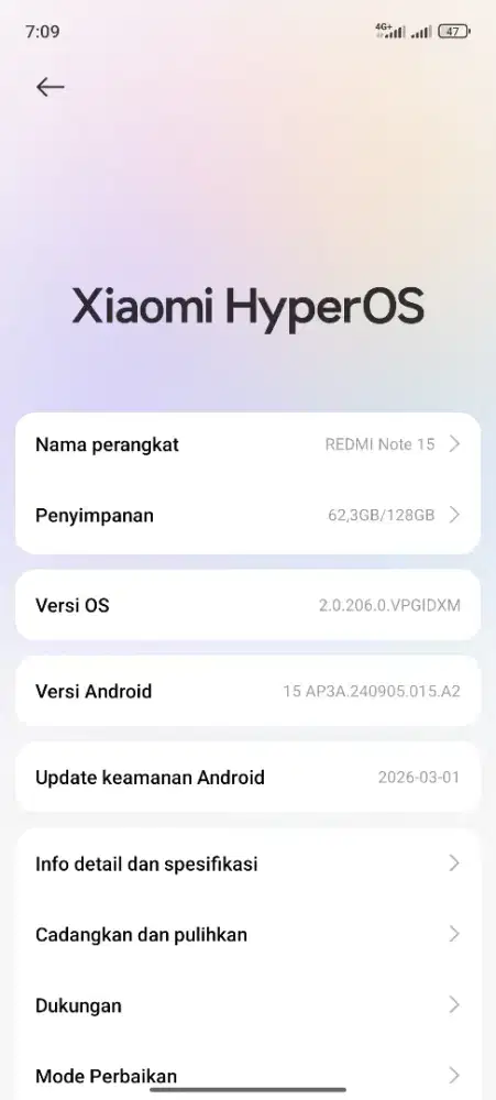 REDMI NOTE 15 4G MURAH