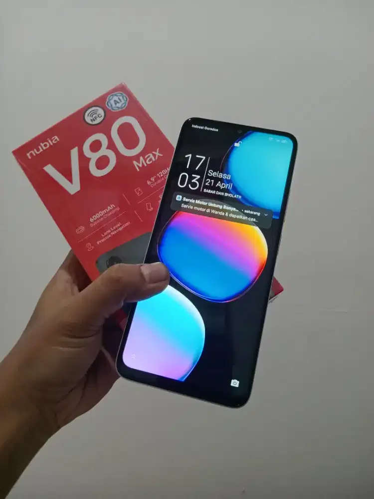 ZTE NUBIA V80 MAX 8+8/128 NFC 6000MAH 120 HZ