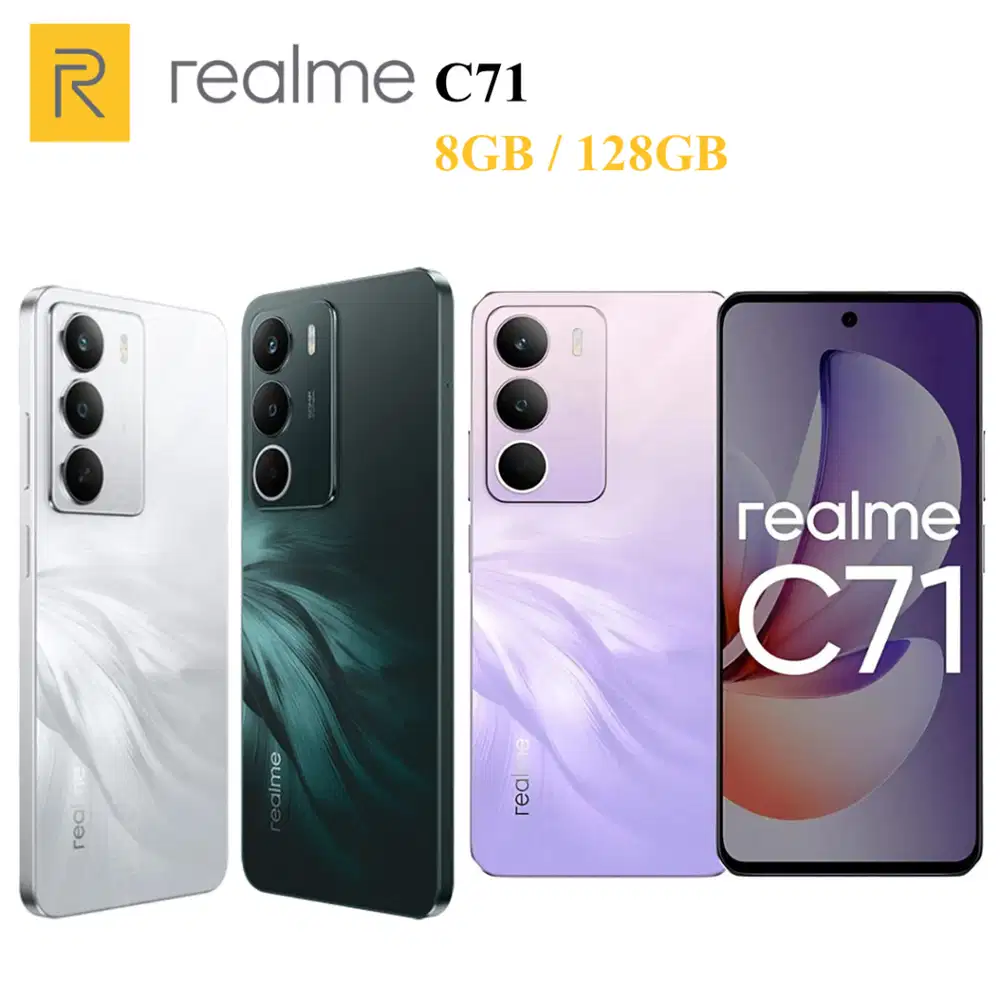 REALME C71 [4GB/128GB][6GB/128GB][8GB/128GB] GARANSI RESMI