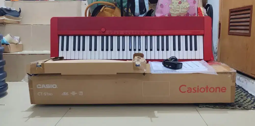 Casio CTS1 Merah Fullset