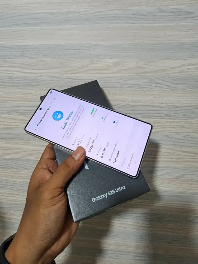 Samsung s25 ultra 12/1,tera sein fullset original like new no minus