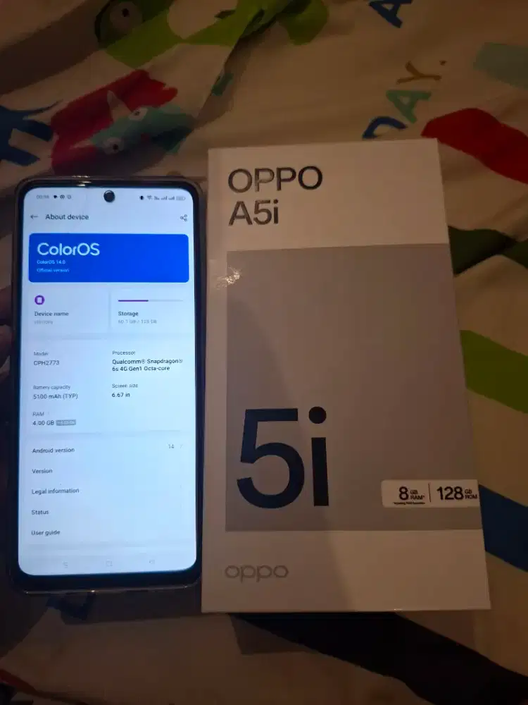 Oppo A5i ram 8/128