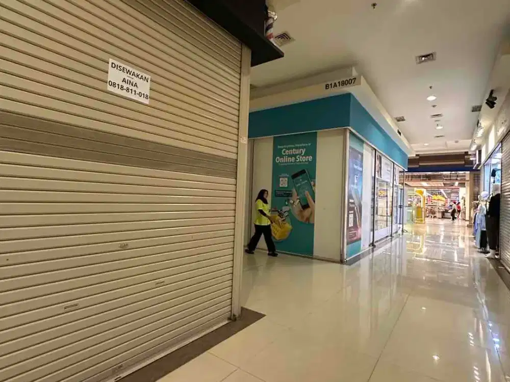 Disewakan kios hook 9m ,depan grandlucky,Moi