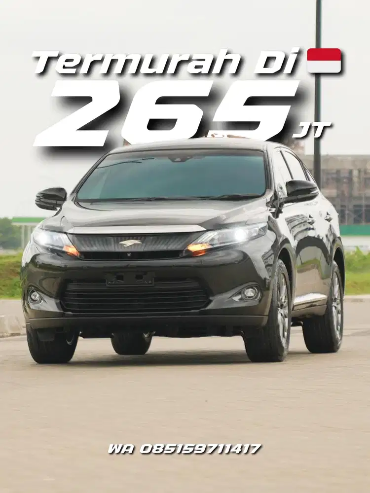 Odo Low 62Ribu! Toyota Harrier 2.0 Advance Premium Sound JBL 2014