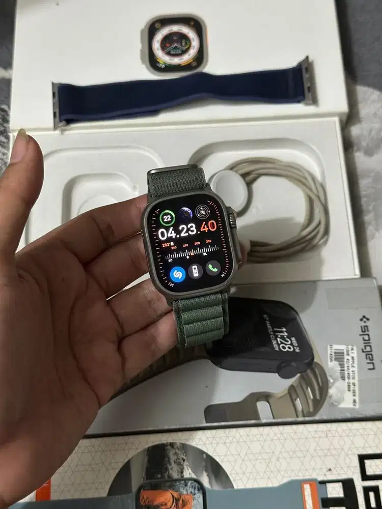 IBOX Apple Watch ULTRA 49mm titanium Green Alpine