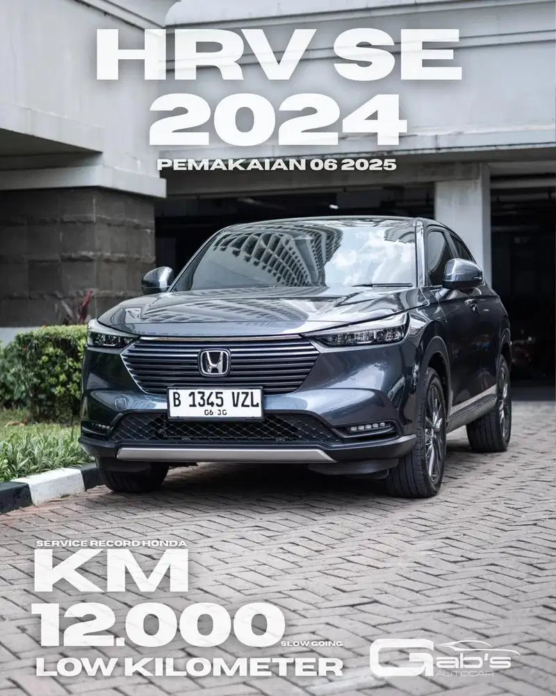 (Harga Cash) HRV SE 2024 Pemakaian 2025 [LOW KM 12rb]
