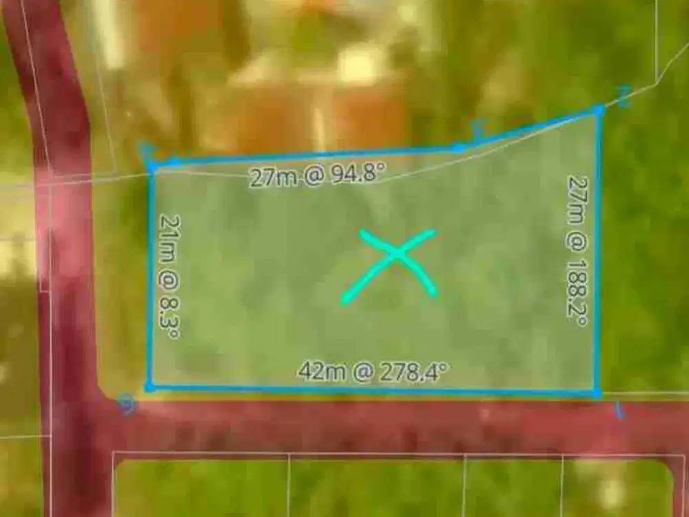 Tanah Strategis Taman Mumbul Nusa Dua Bisa Split 300m2