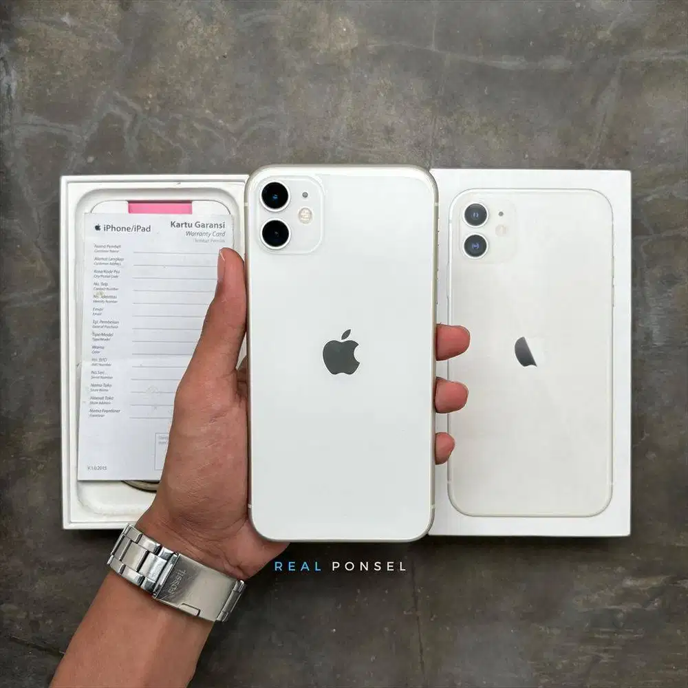 iPhone 11 64 iBox White Fullset Ori