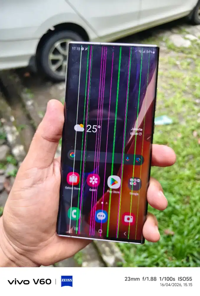 Samsung Note 20 8/256 Ultra minus lcd garis segel ori harga NETT