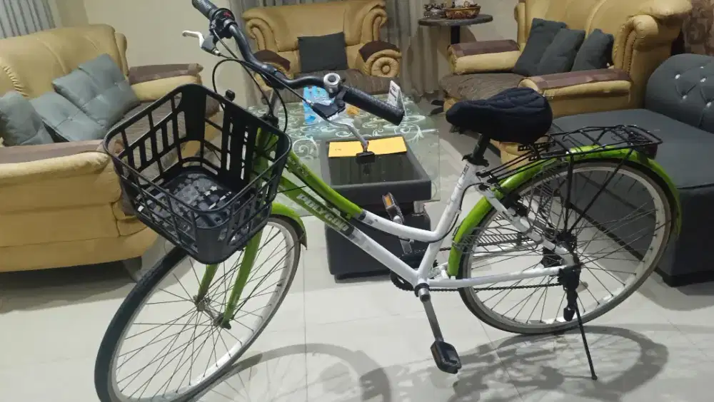 Sepeda Ladies Polygon Sierra uk 26 ORI+Keranjang+Boncengan+Shifter+Bel