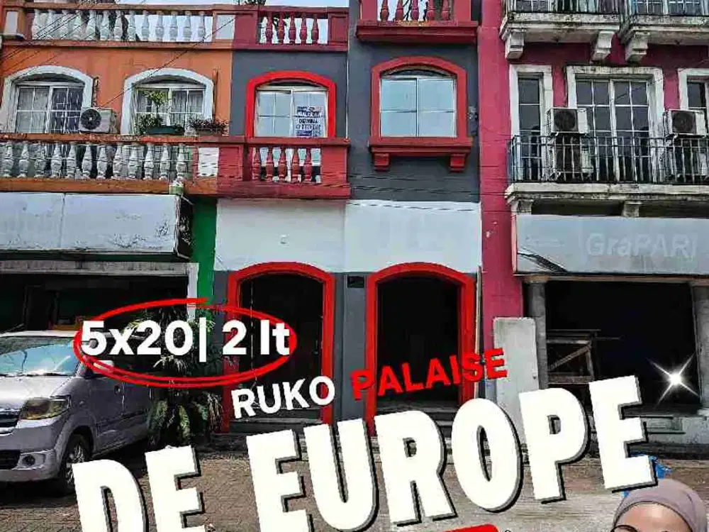 disewa ruko 2 lantai hadap jalan deket exit toll lippo karawaci