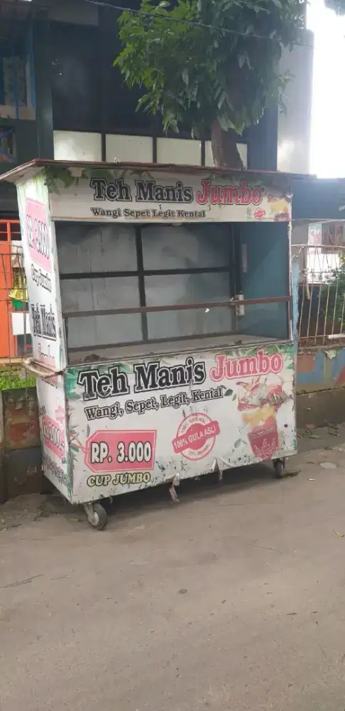 GEROBAK BEKAS KOKOH FULL BESI-SPANDEK