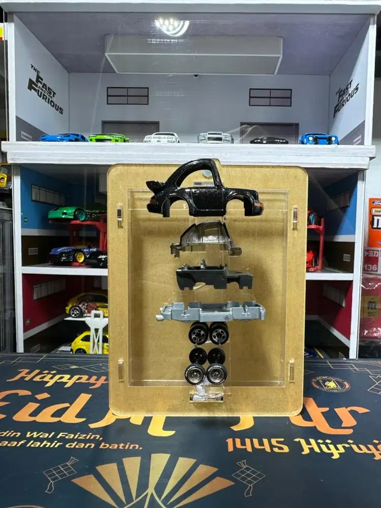 Hotwheels Porsche 911 Turbo Tooned Unspun / Factory Unrivet