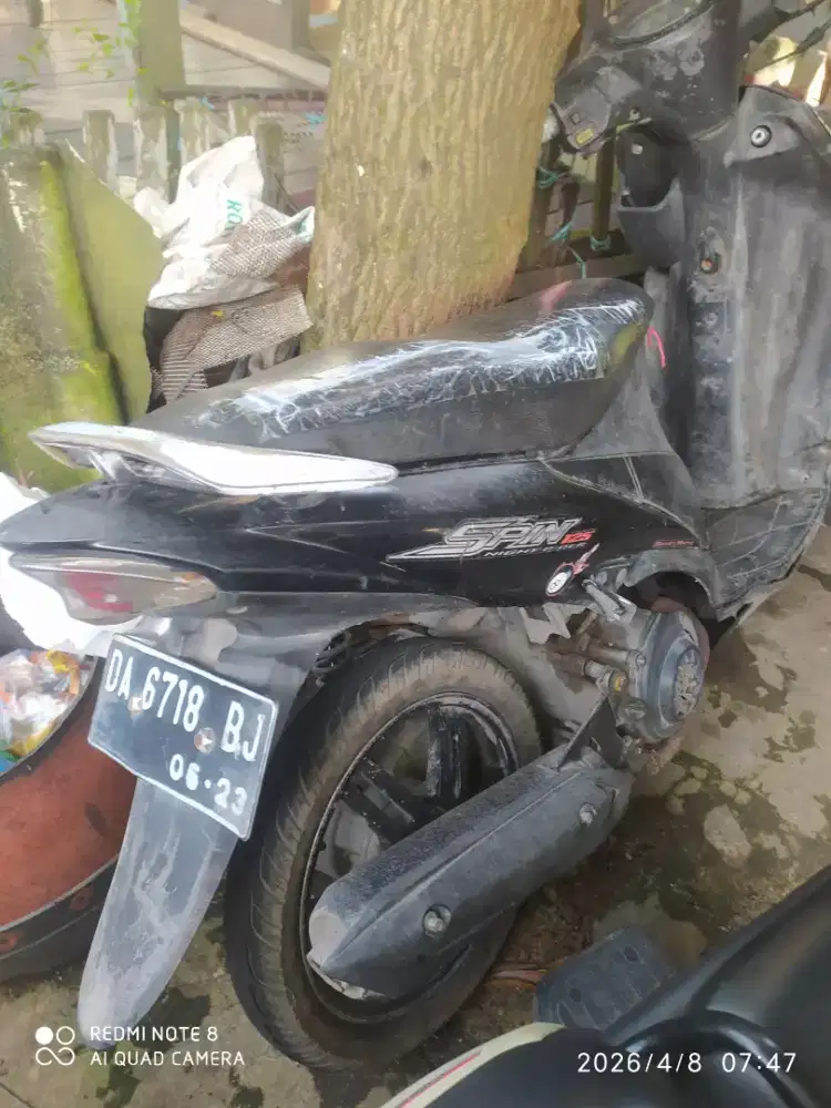 Disanda akan sepeda motor spin 125 siap jalan 1 jt