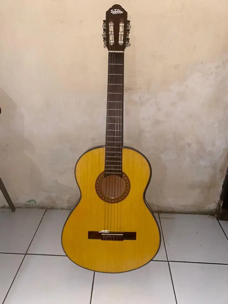 Gitar 6 senar tanam besi