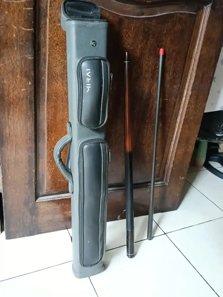 Stick Carbon dan Tas Biliard Mantap
