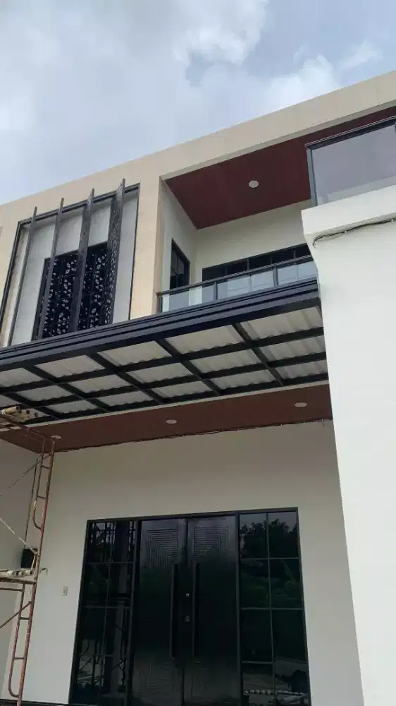 Rangka atap baja ringan kanopi baja ringan kanopi holo besi