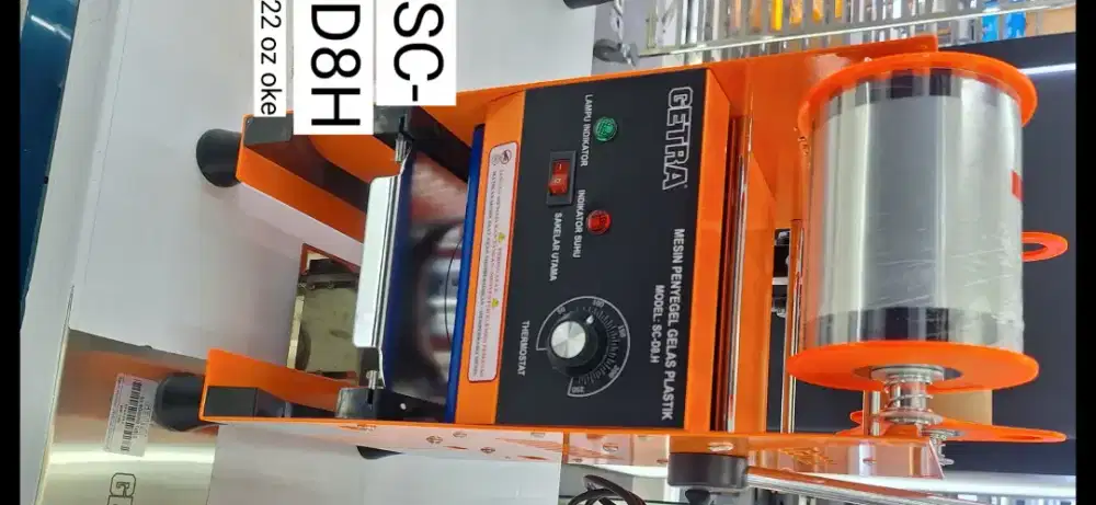 Cup Sealer Getra Mesin Penyegel Plastik Sc-D8