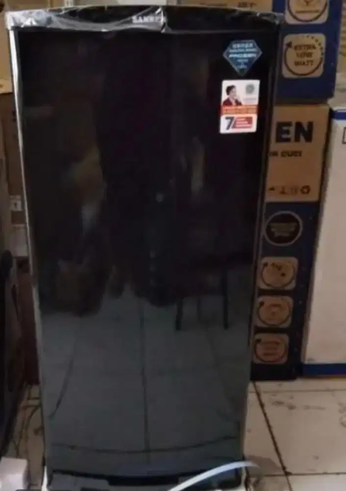 Kulkas Sanken SK-V188A-BB Lemari Es 1 pintu Hitam