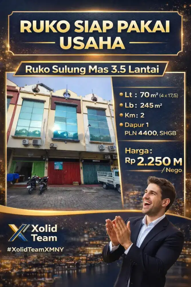 Jual Ruko Sulung Mas