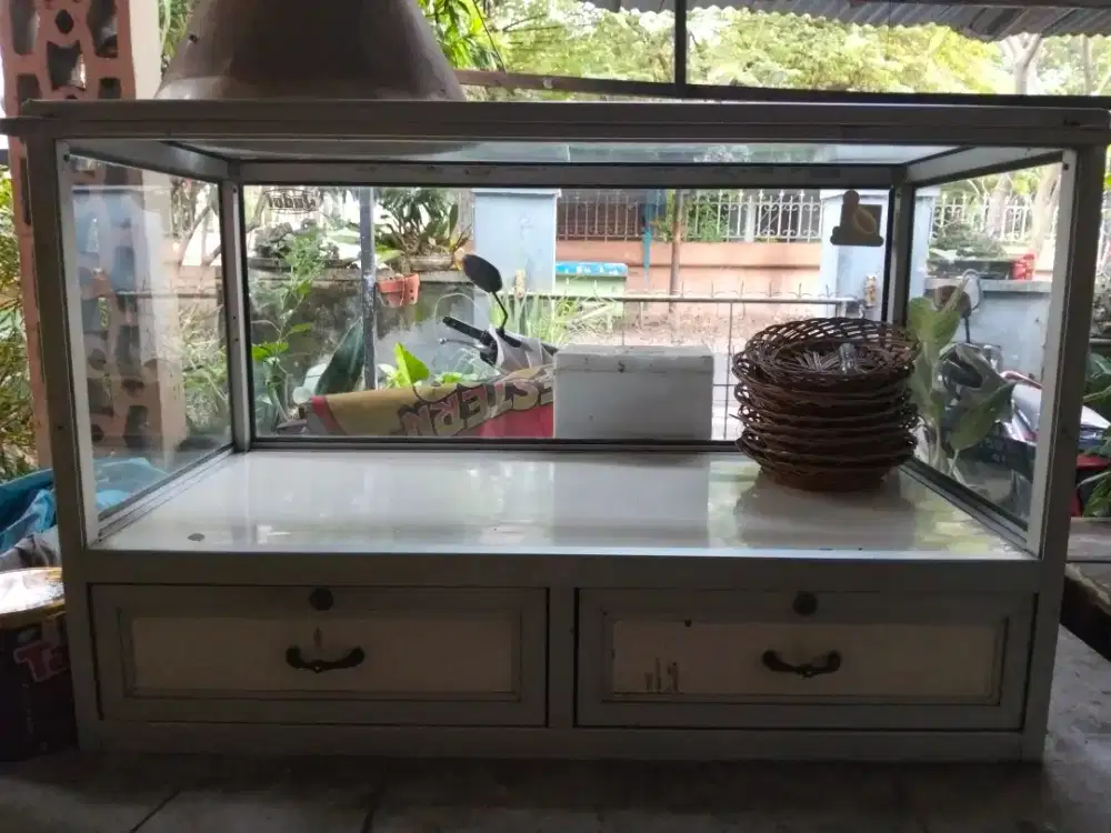 Jual Etalase dua laci