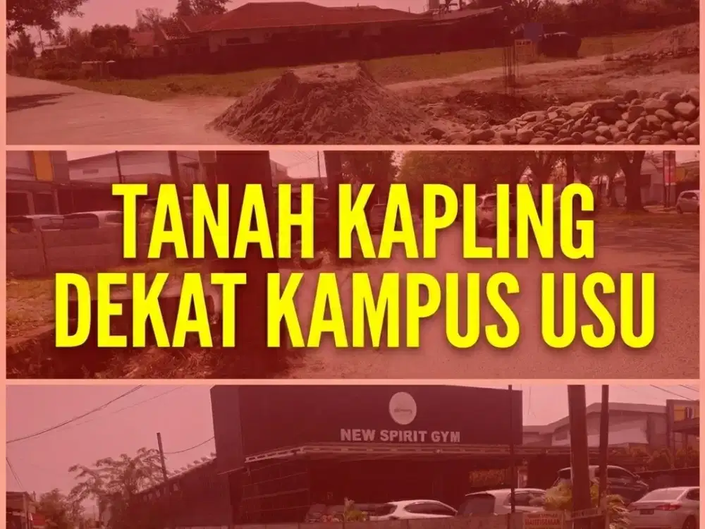 Tanah Kavling Dekat Kampus USU PAdang BUlan | Sudah Banyak Rumah