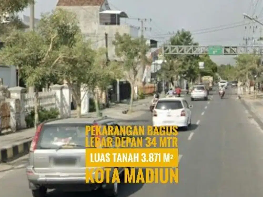 H// Tanah+Bangunan Lama LD 34 mtr, Jl. Setiabudi KOTA MADIUN, Lokasi Keren