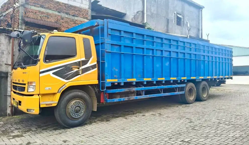 MURAH+banBARU Mitsubishi Fuso tronton 6x2 HD bak besi sentral 2023