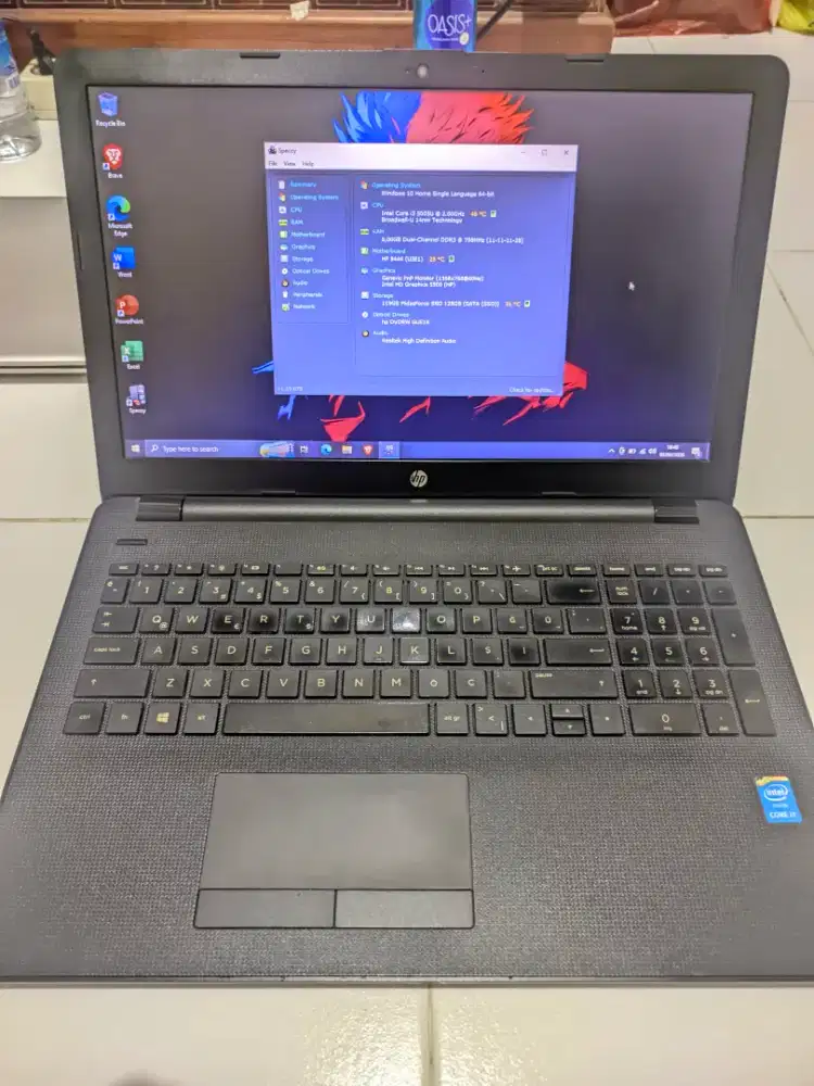 HP 15 Inch RAM 8 SSD 128