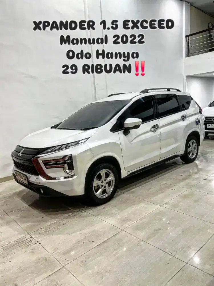 ODO 29RB‼️ XPANDER 1.5 EXCEED Manual 2022 / 2023 putih mitsubishi