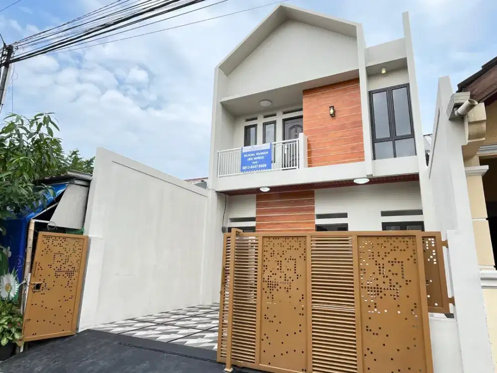 DI JUAL RUMAH SCANDINAVIAN DI GRAHA HARAPAN BUMYAGARA MUSTIKAJAYA