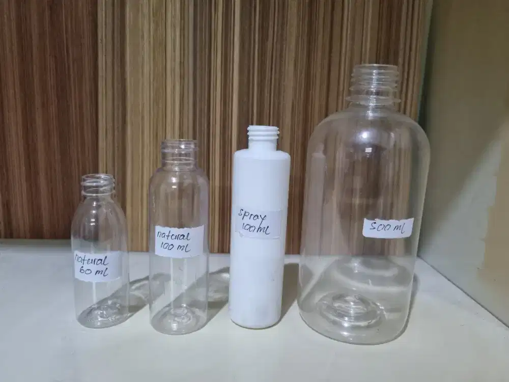 Botol PET tanpa tutup