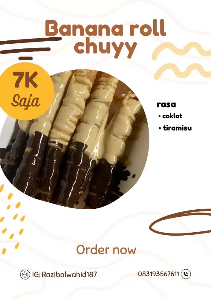 makanan ringan banana roll